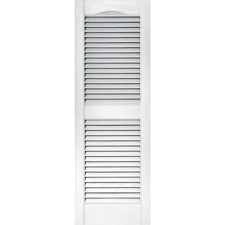 Builders Edge Shutter 43x14.5 White 2pk