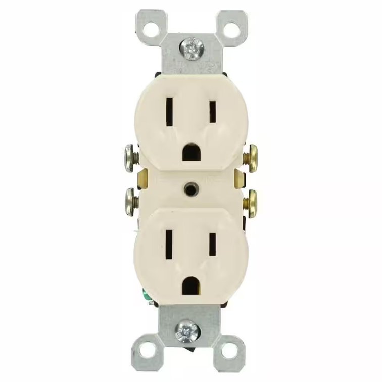 Leviton 15A 125V Duplex Outlet 5320-TMP