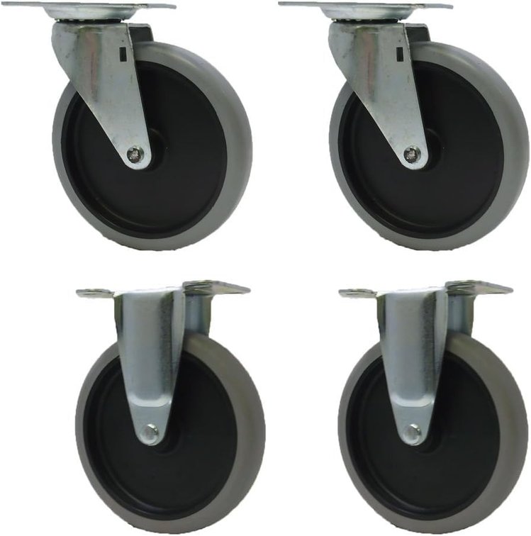 5SRM45 5" Caster Wheels for Utility Carts