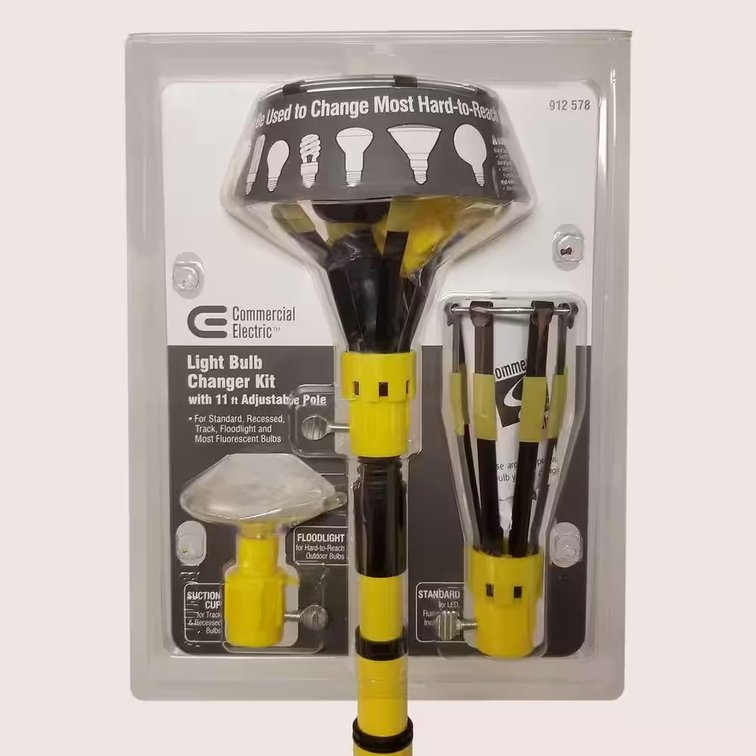 11 ft Pole Light Bulb Changer Kit