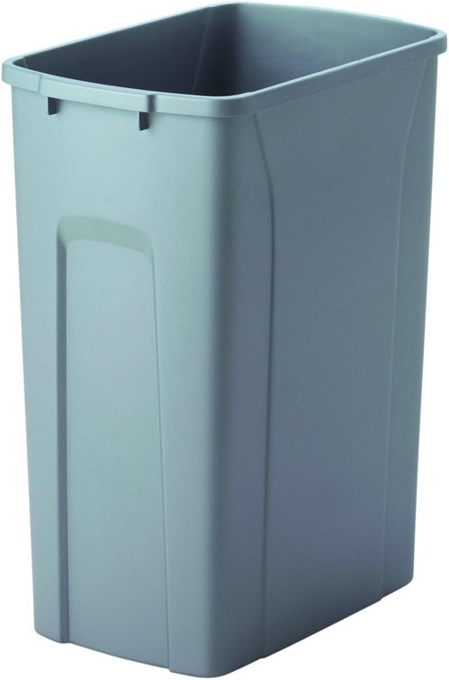 Knape & Vogt QT35PB-PT Trash Can (17.5x14)
