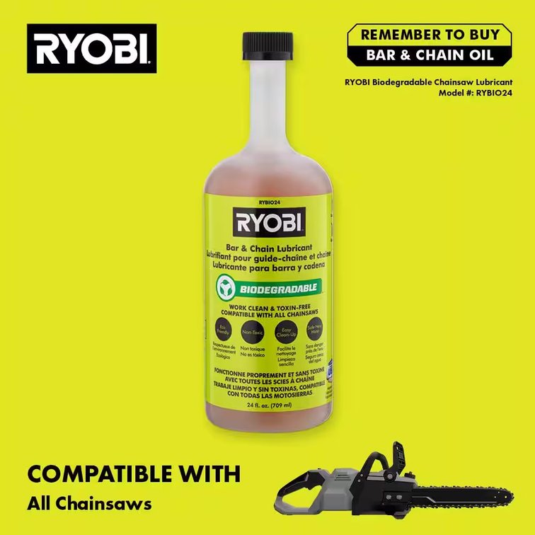 24 oz. Biodegradable Bar and Chain Oil