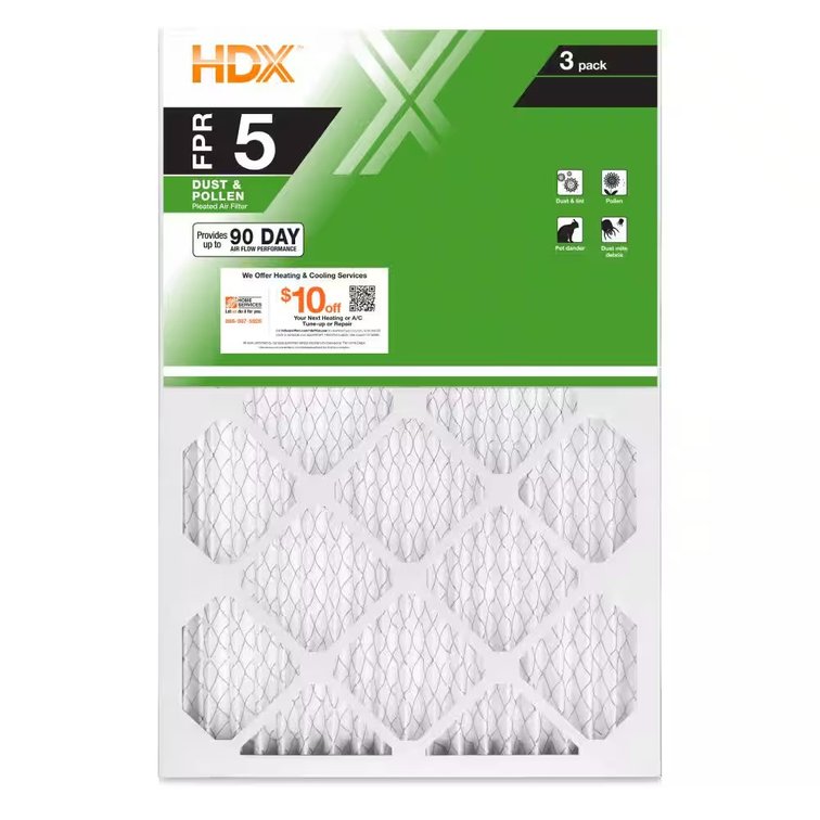 16 x 24 x 1 in Pleated Air Filter FPR 5 (3)