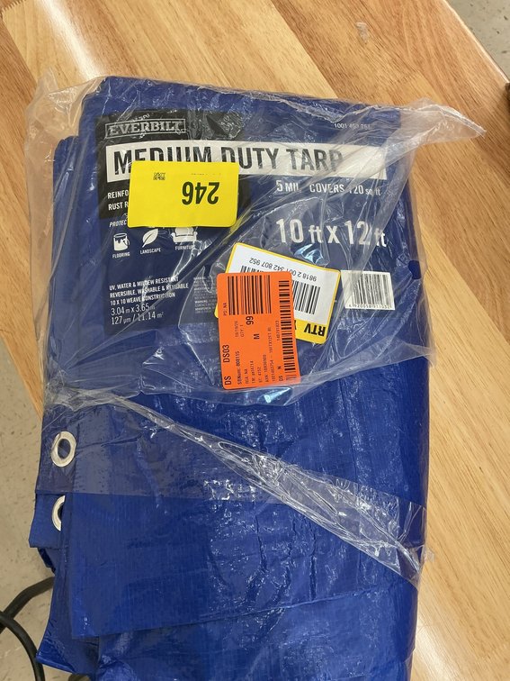 10’ X 12’ Medium Duty Tarp-New