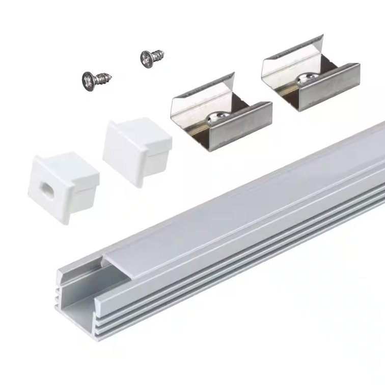LED Channel Hardware, Silver (5-Pack)