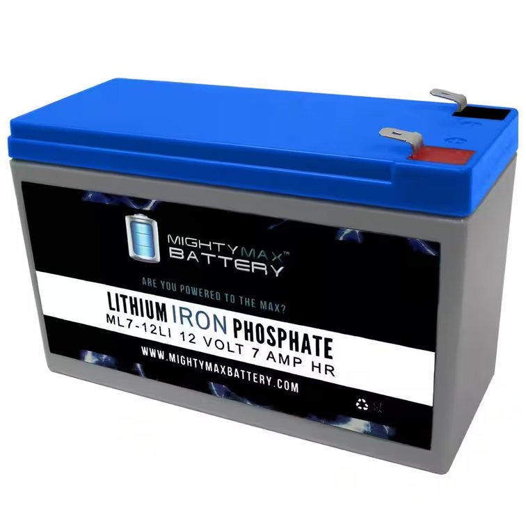 12-Volt 7Ah LiFePO4 Deep Cycle Battery