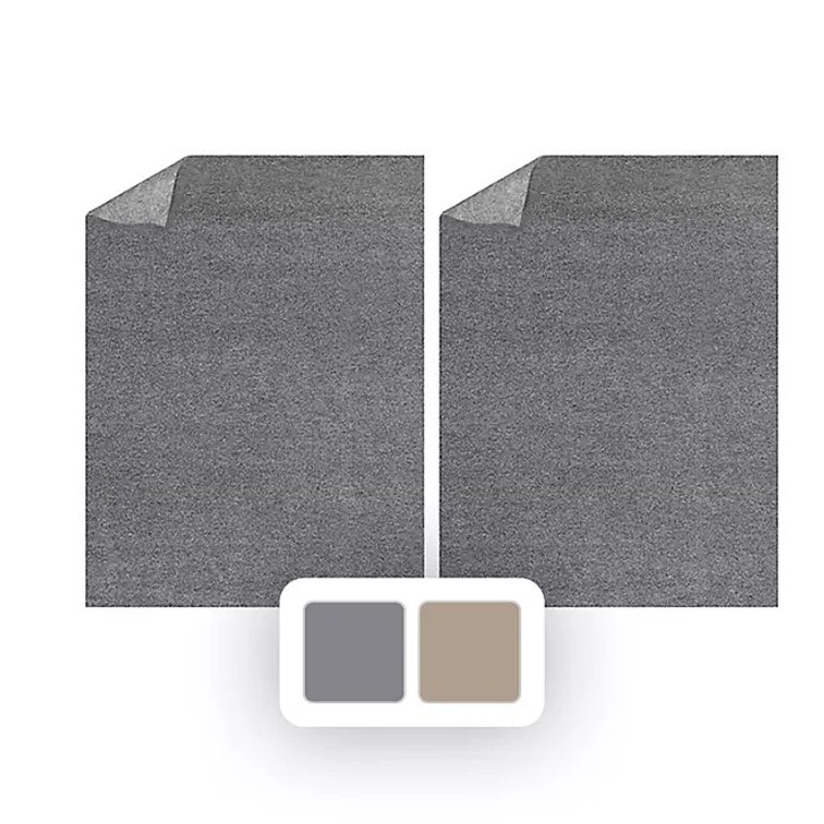 Ribbed Indoor/Outdoor Utility Rug, 6 x 8 - 2pk