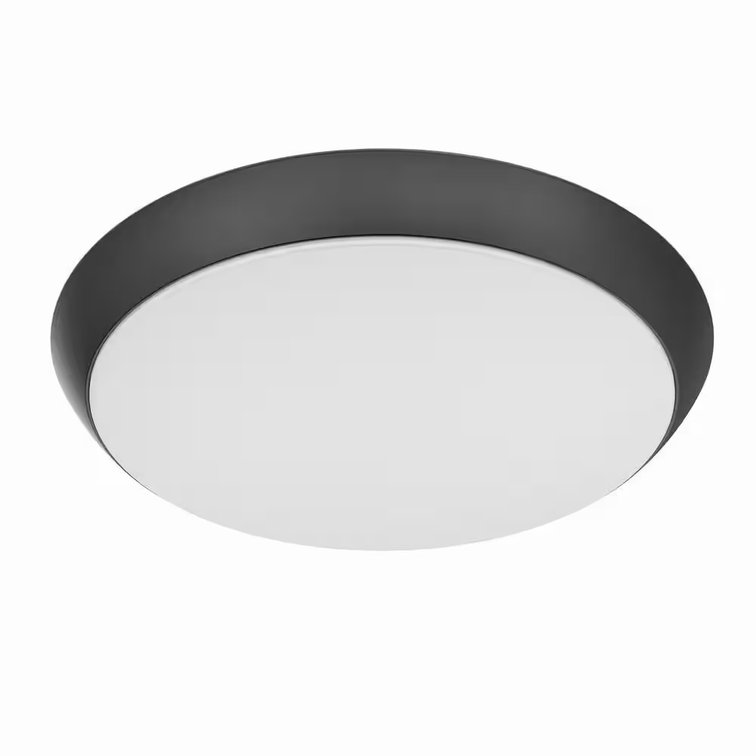 Commercial Electric 11" Matte Black LED Light