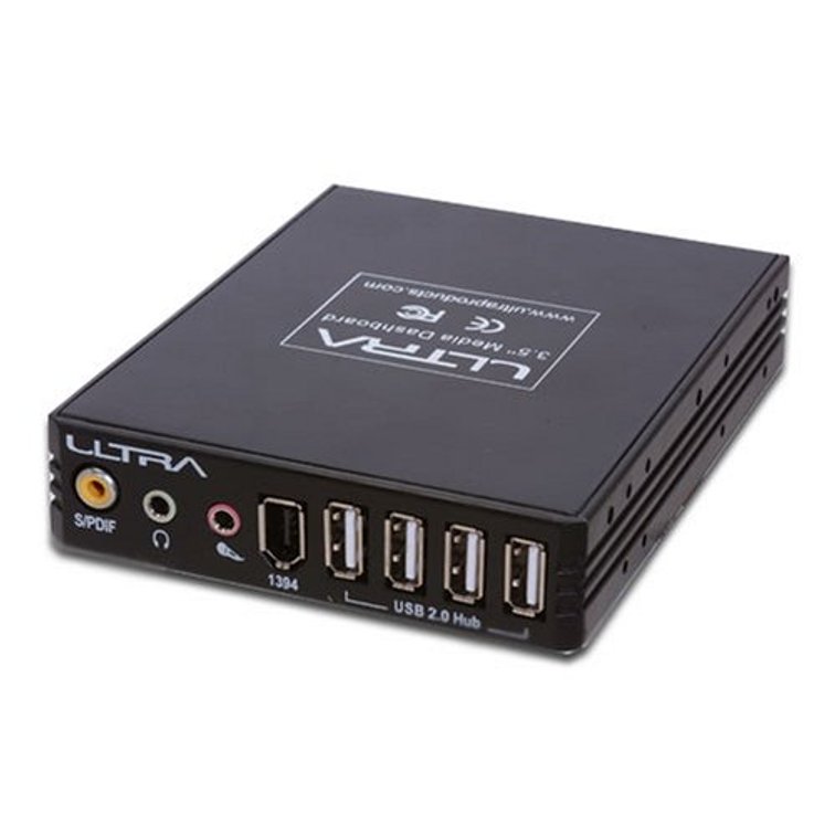 Black Media Dashboard 3.5" ULT33067
