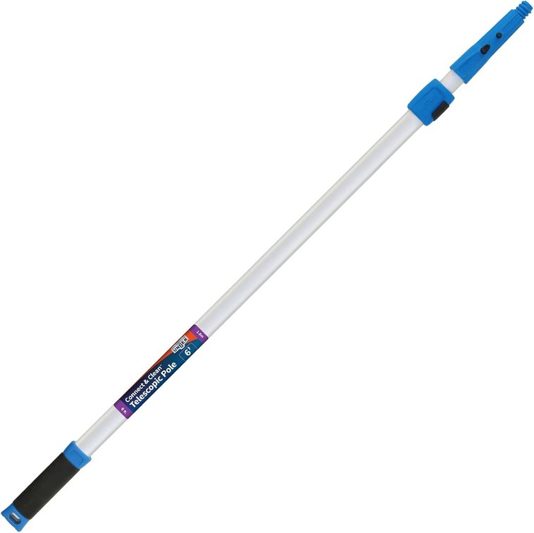Unger Telescopic Pole with Quick-Flip Clamp