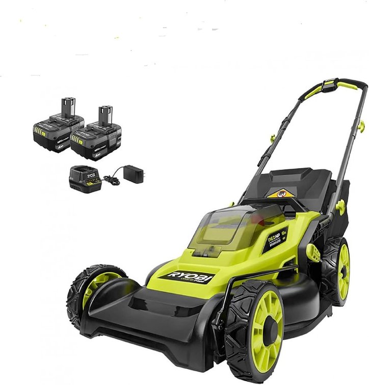 RYOBI 18V ONE+ HP Brushless Lawn Mower Kit-battery and charger not included