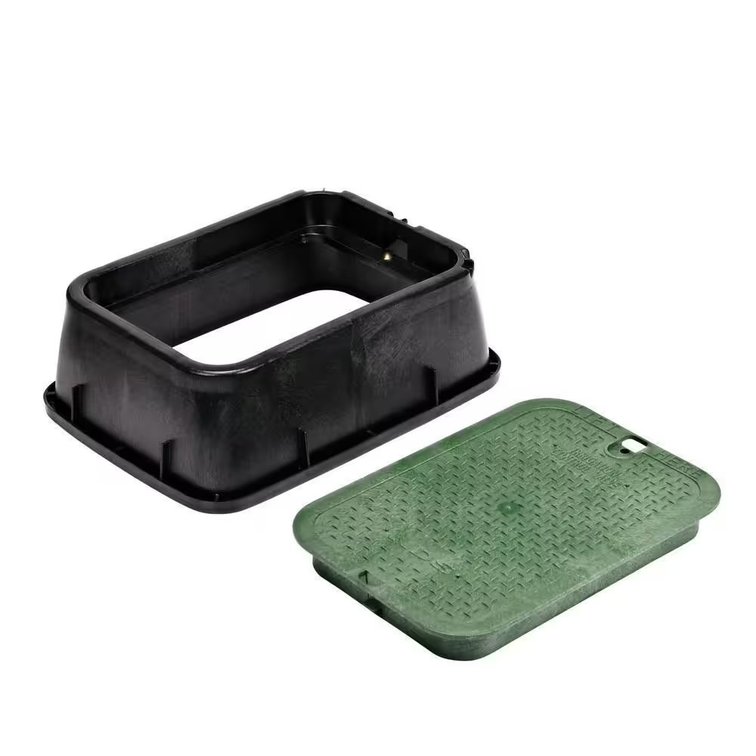 Valve Box Extension & Cover, Black/Green ICV