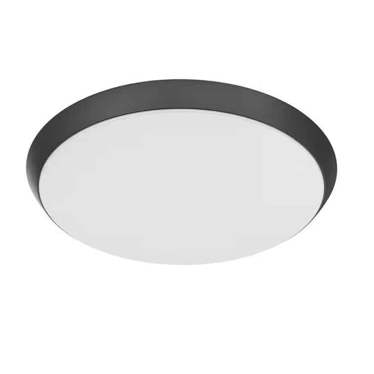Commercial Electric 15" Matte Black LED Light