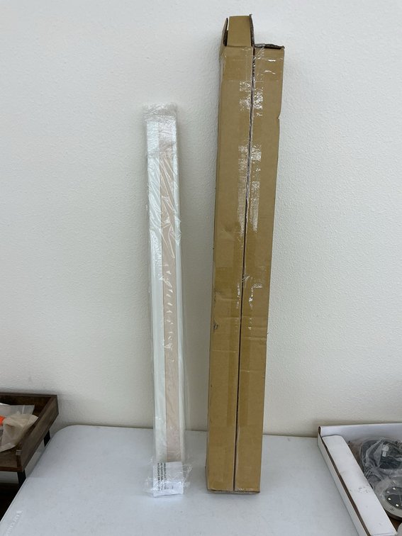 Two 5/8" Cordless Pleated Shade White 35x64