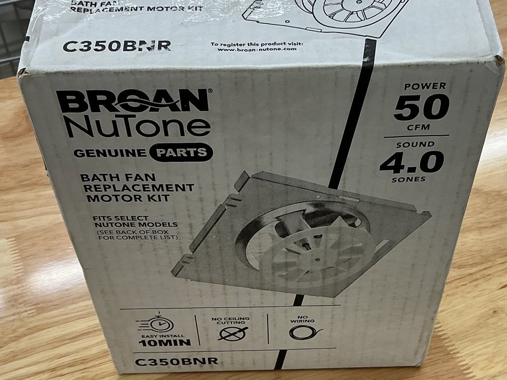 Broan-NuTone Motor Wheel 696N 50CFM