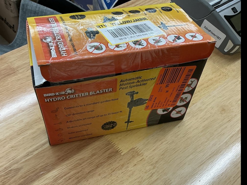 Hydro Critter Blaster Solar Sprinkler Repeller