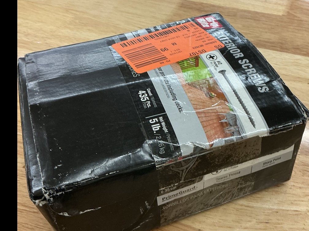 Grip-Rite No. 8 Screws, 2.5" Exterior