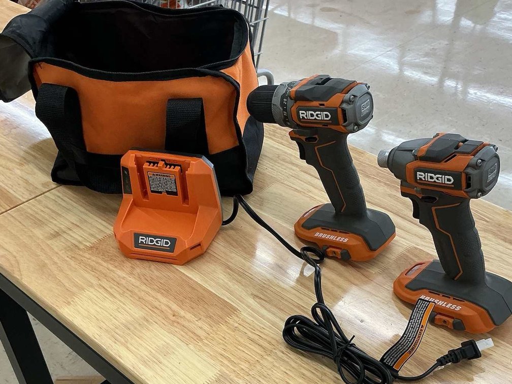 RIDGID 18V SubCompact Drill/Impact 2-Tool Kit
