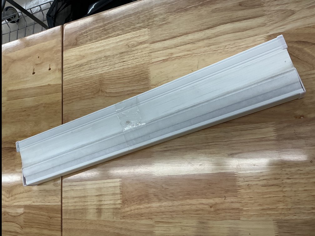 22 inch white cordless blind