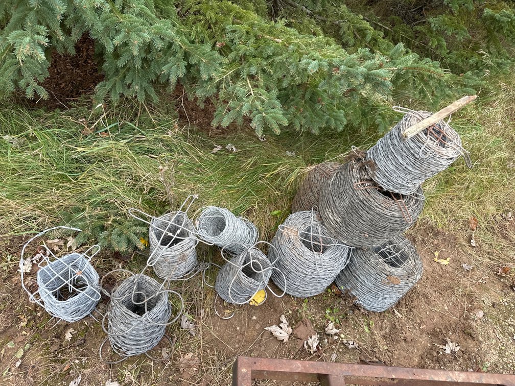 Rolls of Barbed Wire