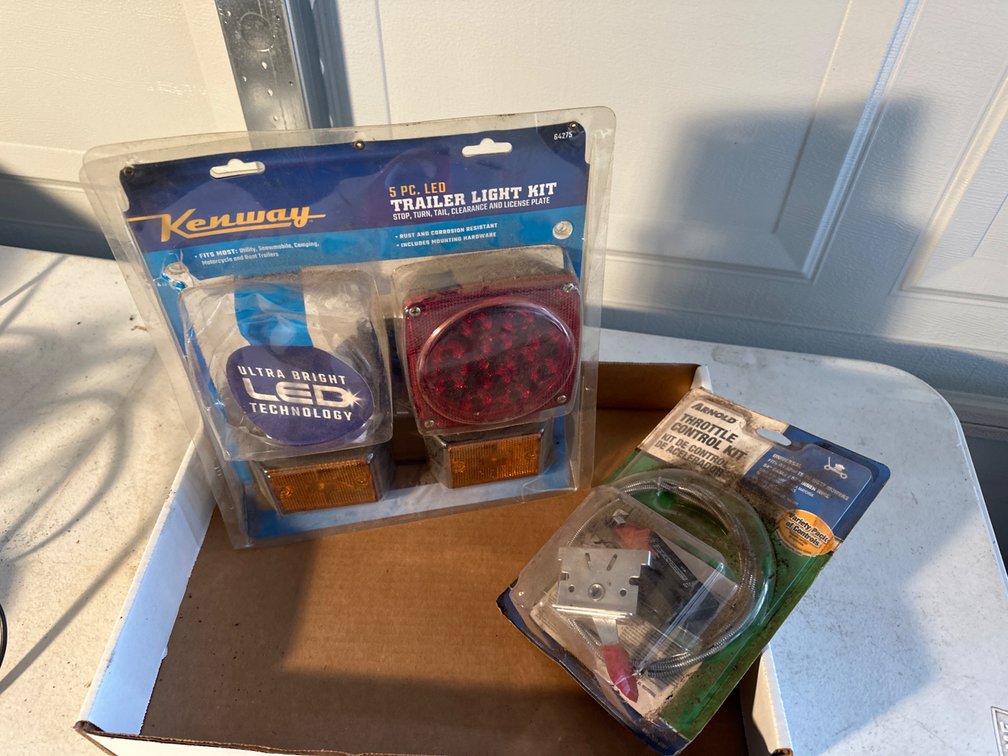 Trailer Light Kit, Throttle Control Kit
