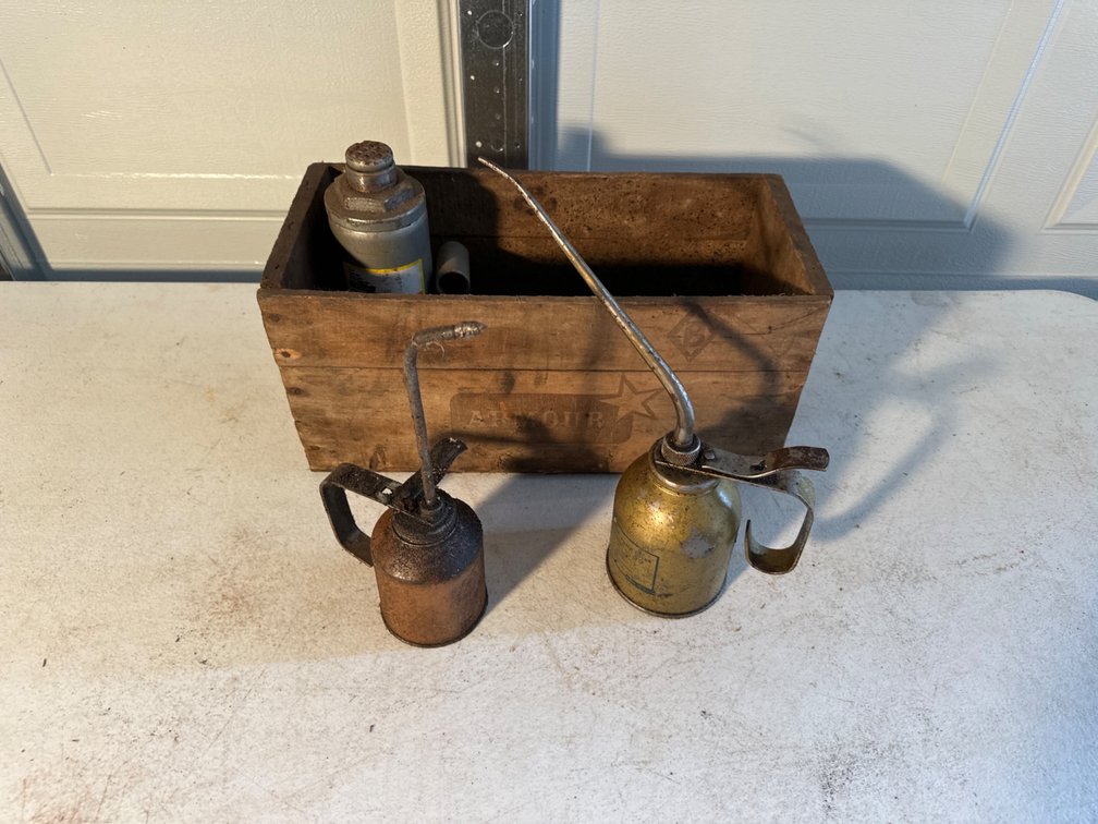 Oil Cans, Bottle Jack