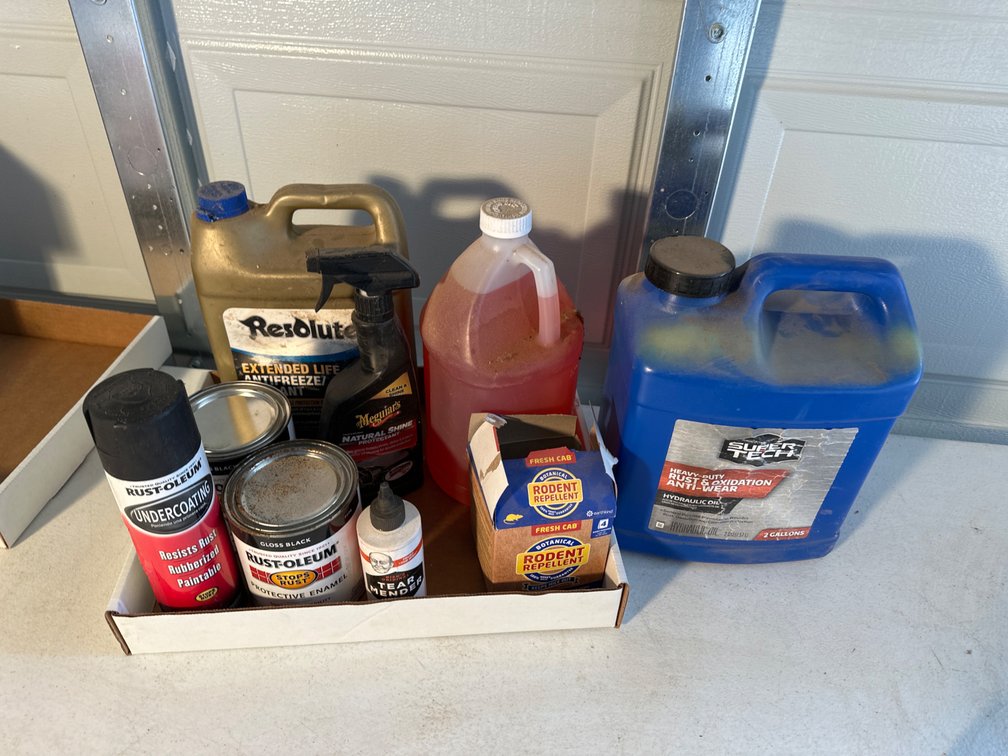 Miscellaneous Garage Liquids