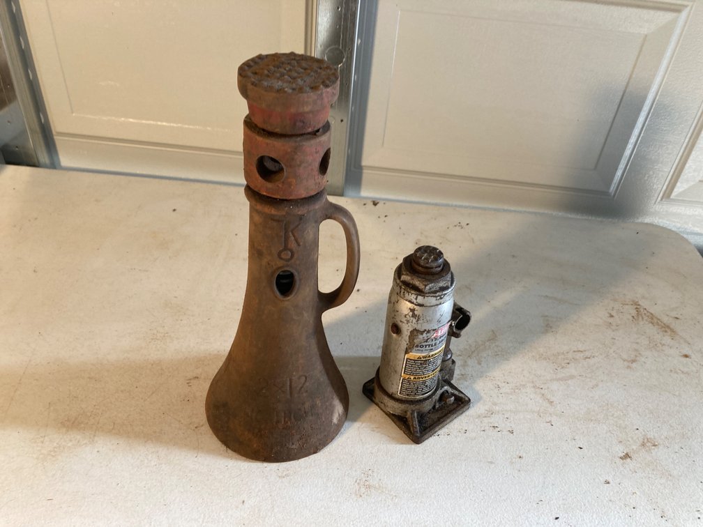Bottle Jack, Vintage Screw Jack