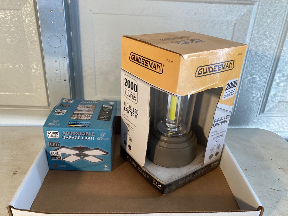 Garage Light and Lantern