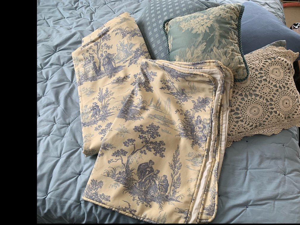 Pillows, Shams, & Bread Spread