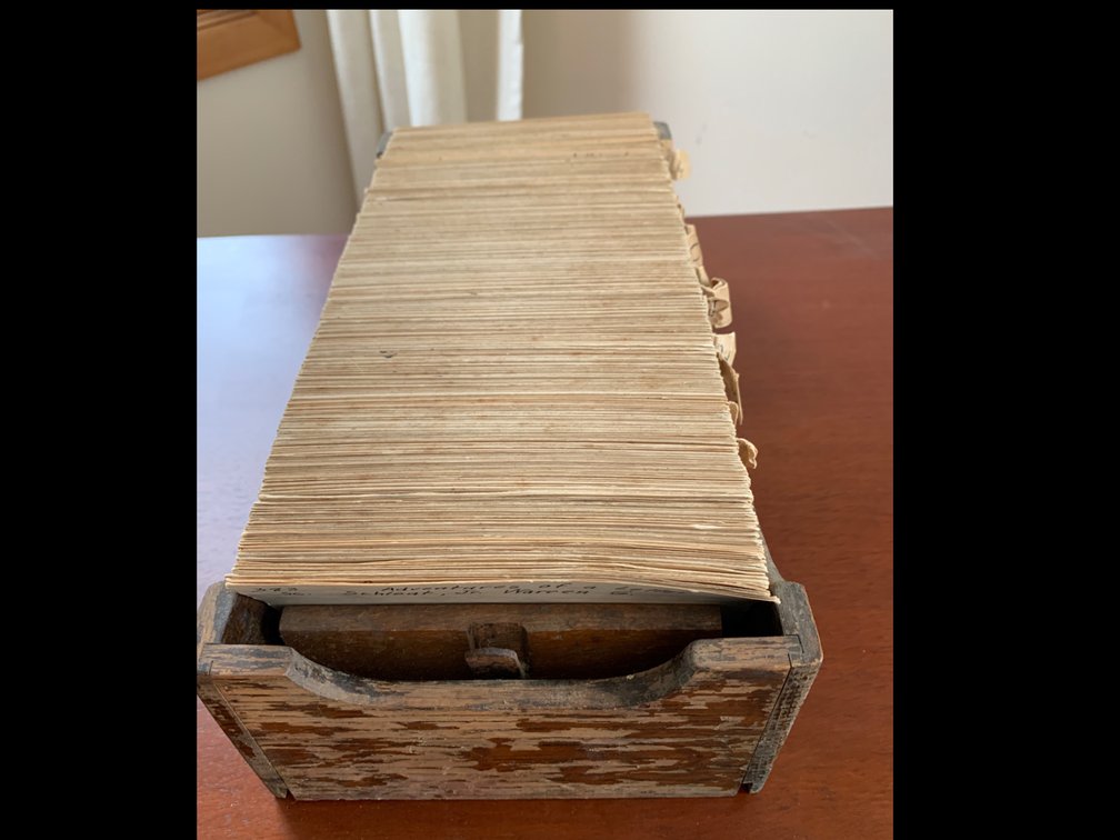 Drawer from Vintage Library Cabinet 