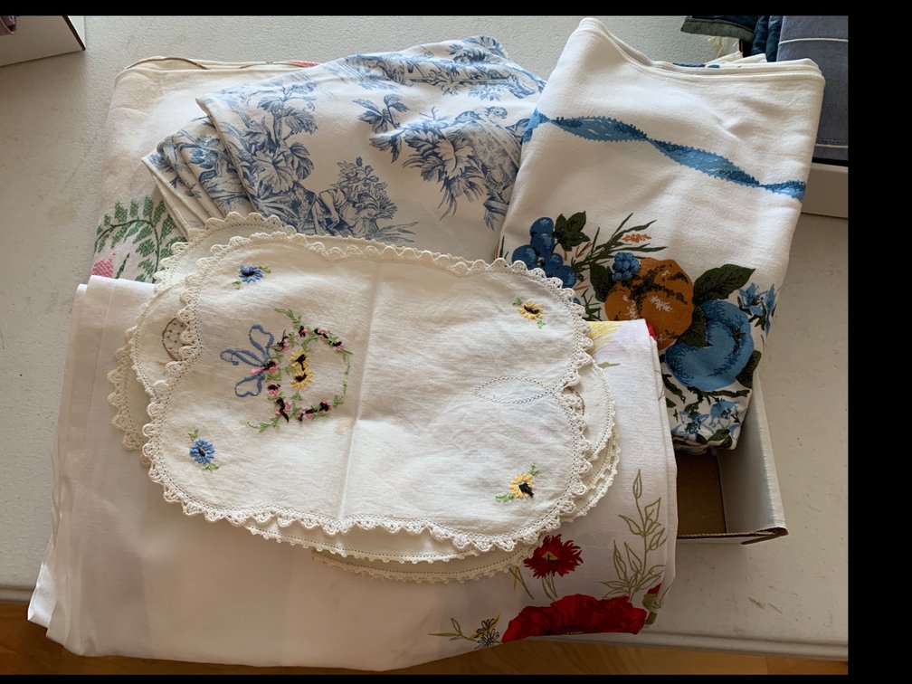 Various Sizes of Tableclothes
