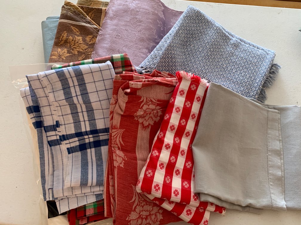 Various Sizes of Tablecloths