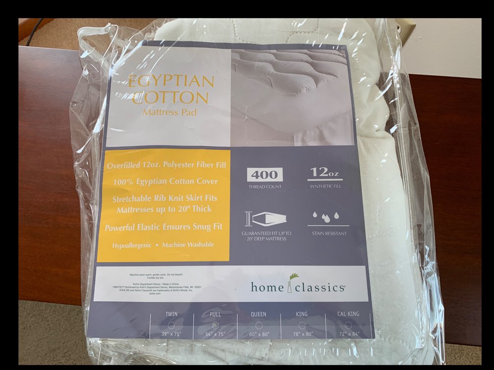 Full Size Mattress Pad