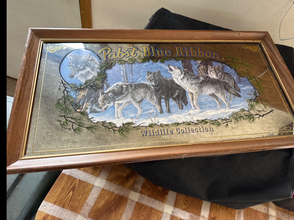 Pabst Beer Mirror-28.5” X 15.5”