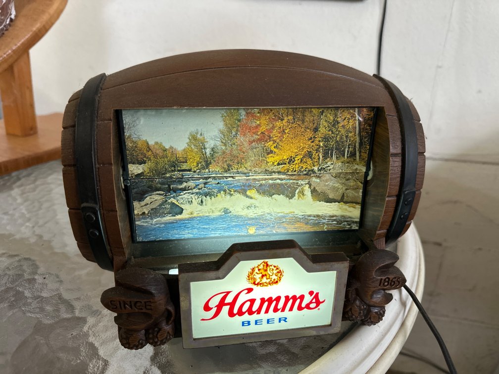 Hamms Barrel, Light-Works-9”X8” Approx.