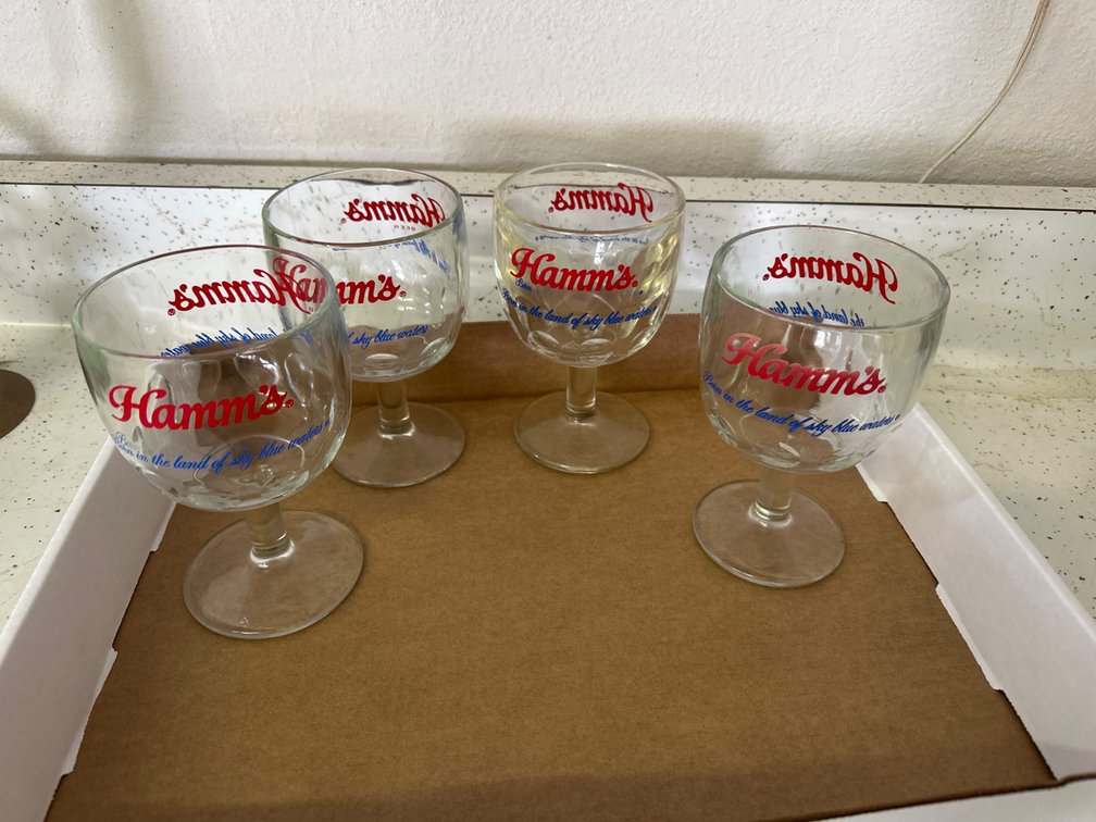 (4) Hamms Goblets