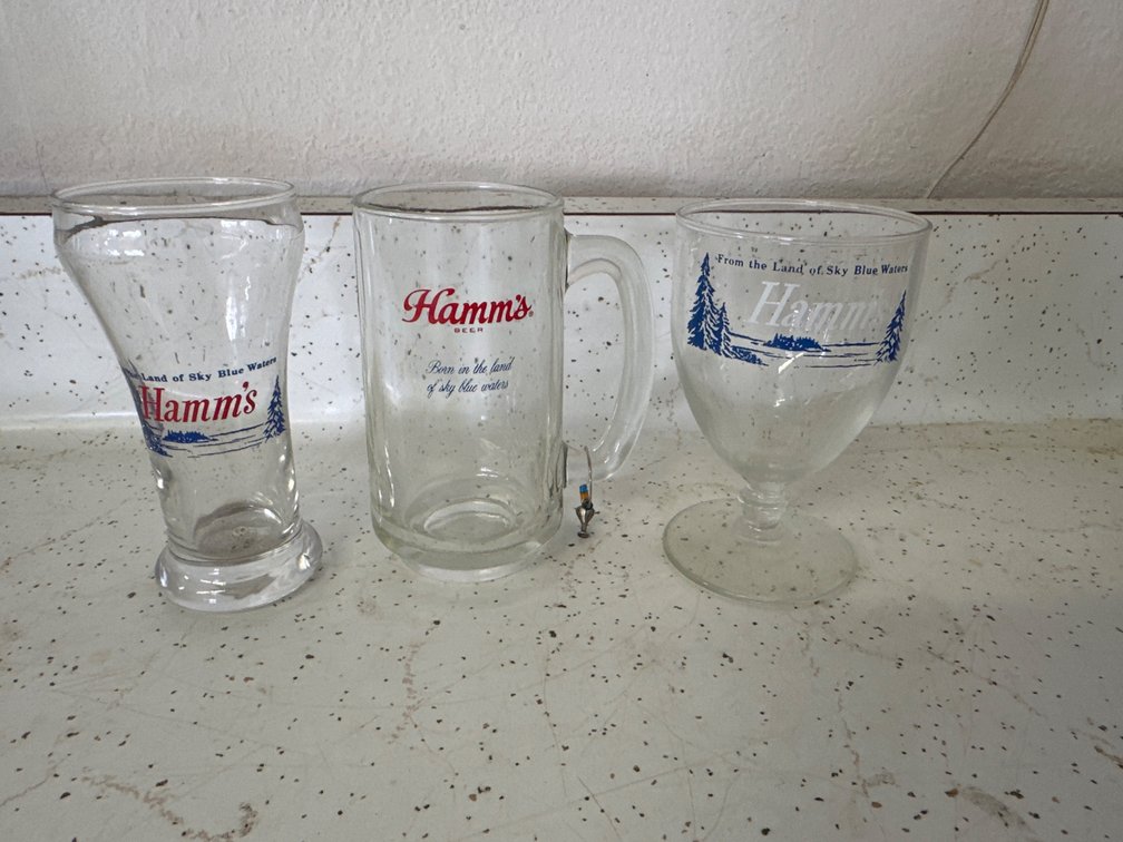 Hamms Beer Glasses