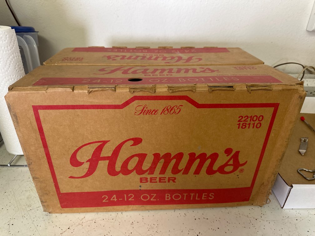 Hamms Beer Box