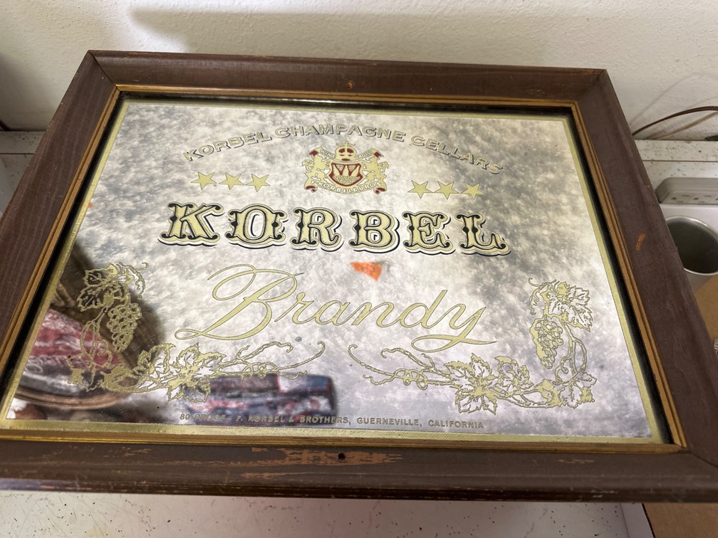 Korbel Brandy Mirror-18” X 14”