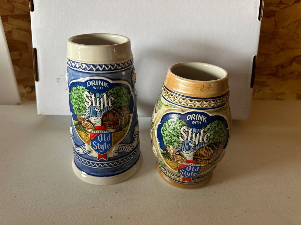 Old Style Beer Steins