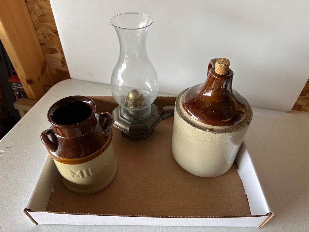 Lantern, Jugs