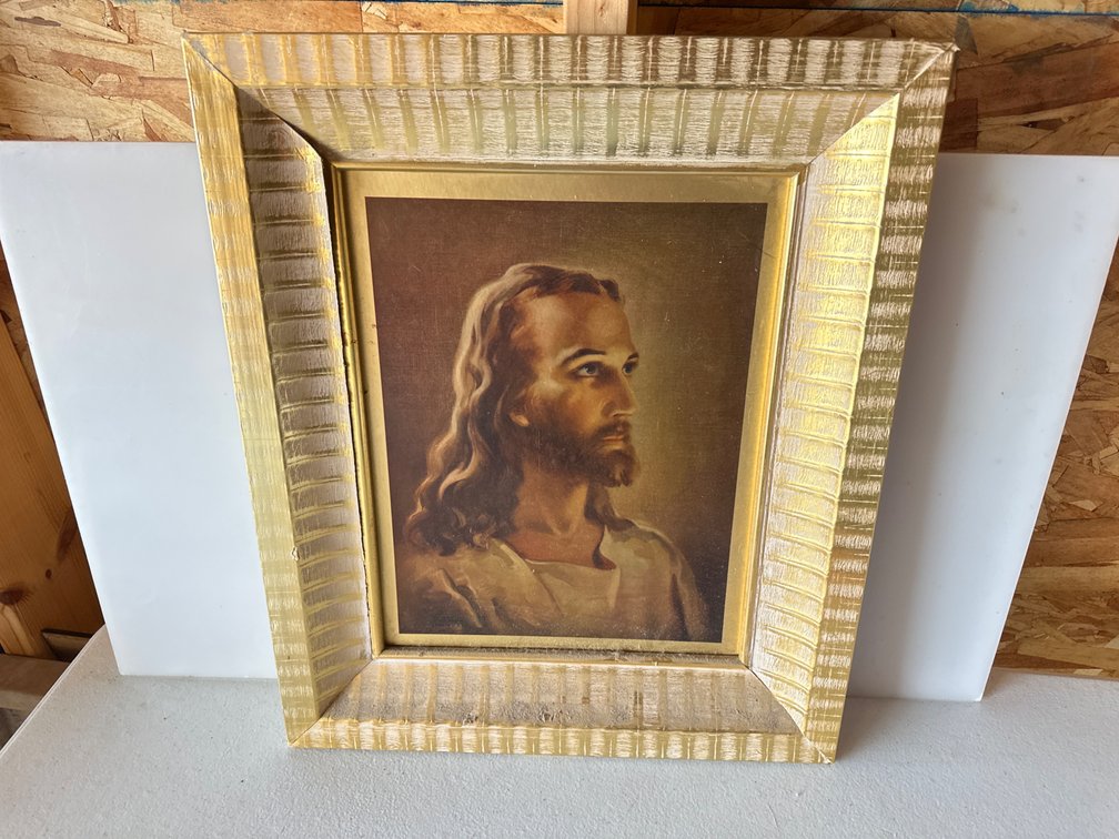 Framed Religious Picture