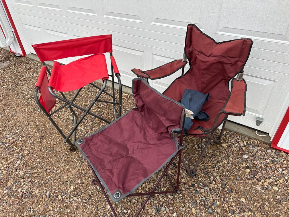 (3) Lawn Chairs