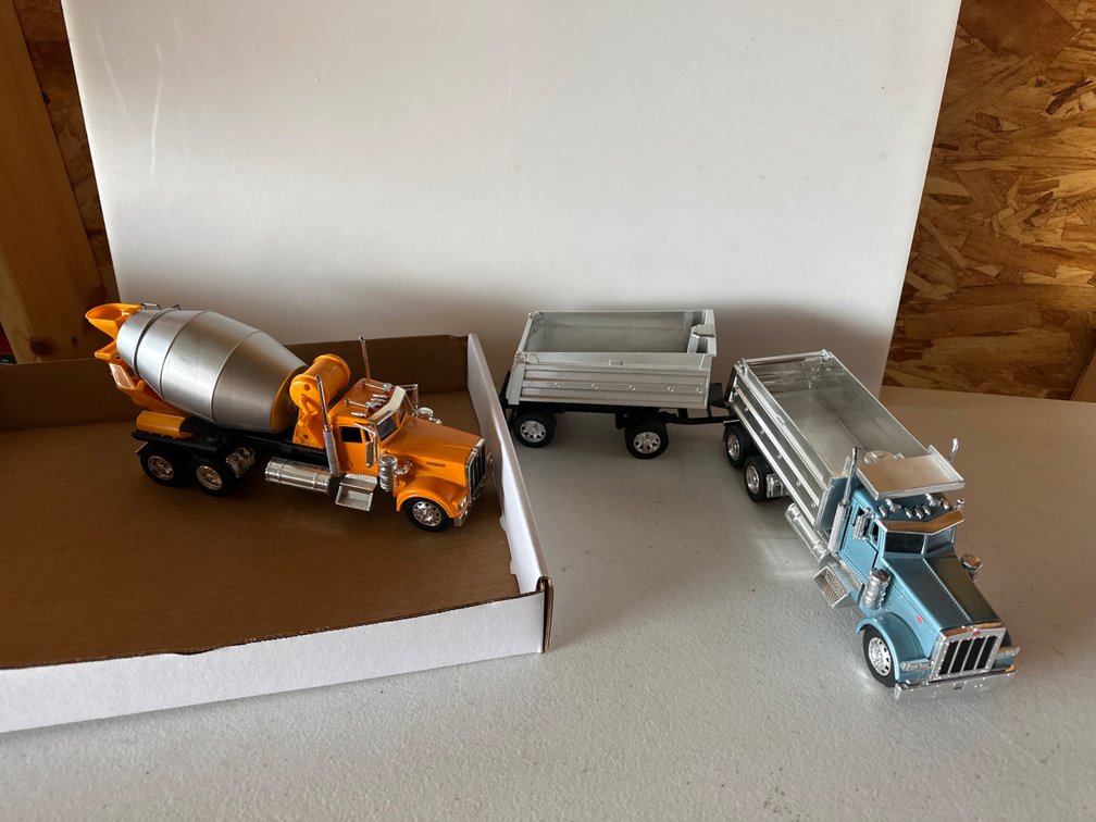 Dump Truck, Cement Mixer