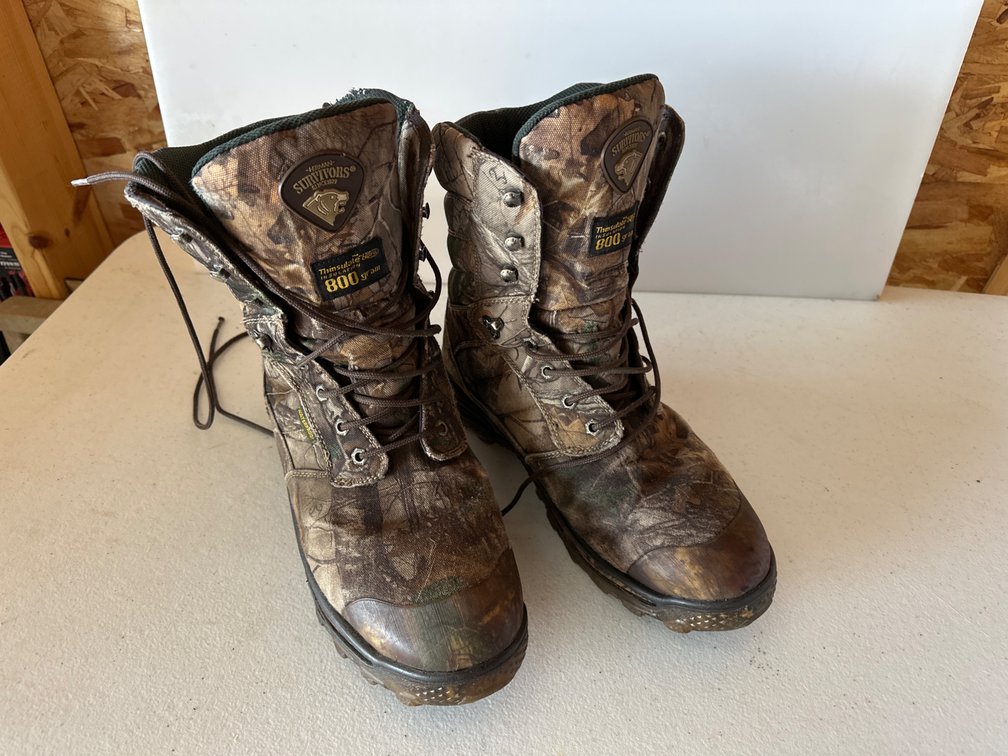 Mens Size 12 Camo Boots