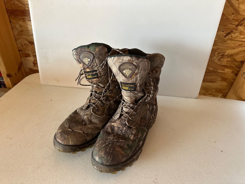 Mens Size 12 Camo Boots