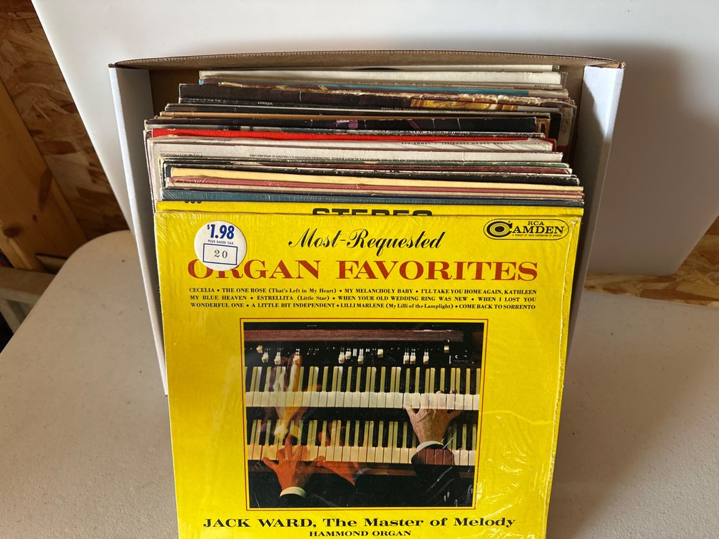 Variety of Vinyl Records