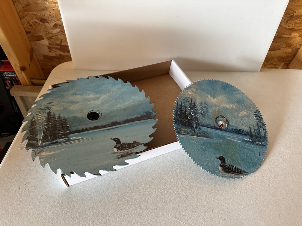 Painted Saw Blades