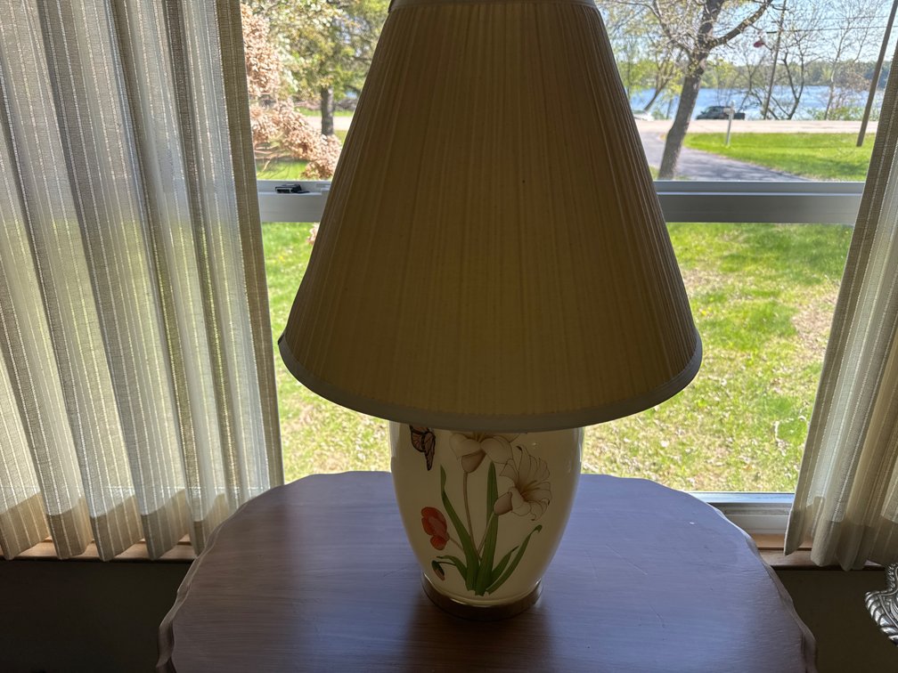 Glass Table Lamp
